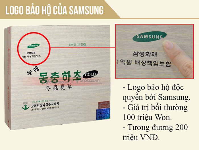 Đông trùng hạ thảo Samsung Hàn Quốc 60 gói D044 2