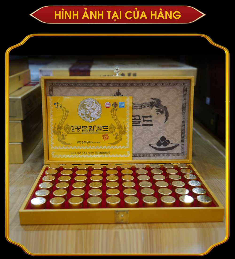 Đông trùng hạ thảo Hàn Quốc60 viên hộp vàng